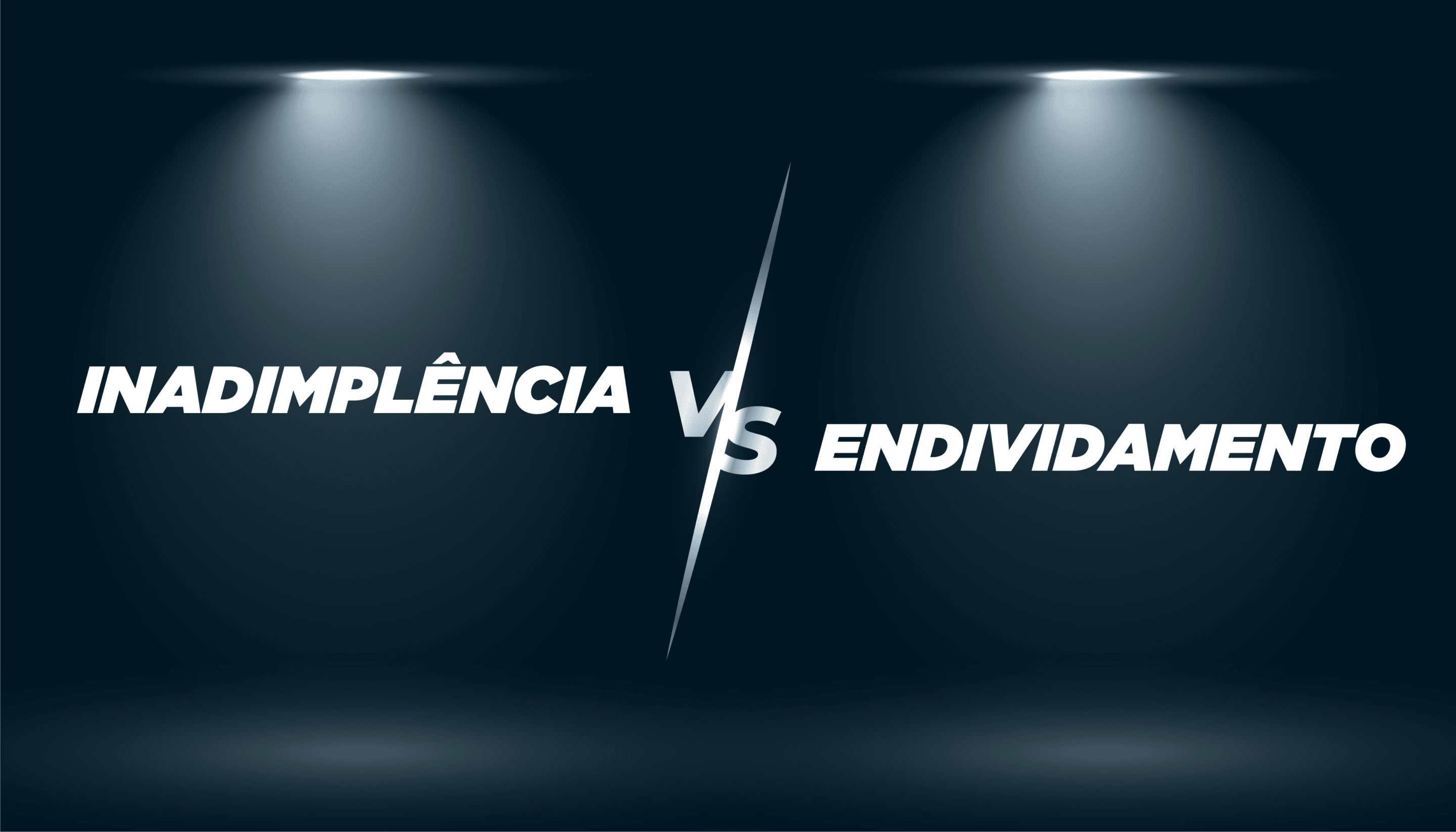 ringue de luta inadimplência versus endividamento